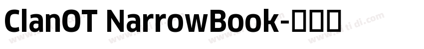 ClanOT NarrowBook字体转换